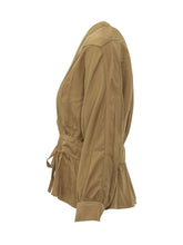 BA&SH - Precila Top with Waist Ties - Beige - LIDIASHOPPING® - Official Website
