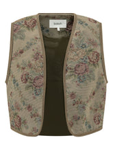 BA&SH - Gilet Raven con Stampa Floreale - Verde - LIDIASHOPPING® - Official Website
