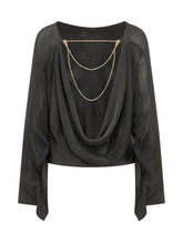 BA&SH - Sara Cropped Crew Neck Sweater - Black - LIDIASHOPPING® - Official Website