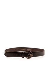 BA&SH - Brendon Braided Belt - Brown - LIDIASHOPPING® - Official Website