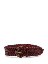 BA&SH - Byron Belt with Crescent Buckle - Red - LIDIASHOPPING® - Official Website