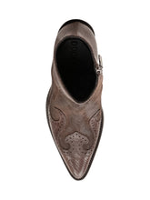 DUCANERO - Stivaletto Western con Motivi Sagomati - Marrone - LIDIASHOPPING® - Official Website