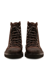 DUCANERO - Stivaletto con Lacci e Suola Carrarmato - Marrone - LIDIASHOPPING® - Official Website
