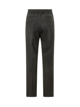 VERSACE - Pantaloni con Motivo a Righe - Nero - LIDIASHOPPING® - Official Website