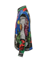 VERSACE - Camicia Informal Geo con Stampa Figurativa - Multicolore - LIDIASHOPPING® - Official Website