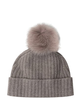 VANISÉ - Cuffia Lola con Pompon - Grigio - LIDIASHOPPING® - Official Website