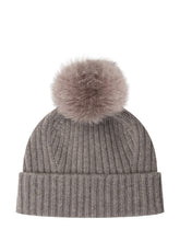 VANISÉ - Cuffia Lola con Pompon - Grigio - LIDIASHOPPING® - Official Website