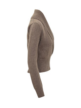 VANISÉ - Maglia Cecilia Corta con Scollo a V - Marrone - LIDIASHOPPING® - Official Website