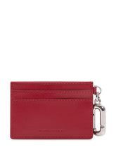 MARC JACOBS - The Card Case con Charm - Rosso - LIDIASHOPPING® - Official Website
