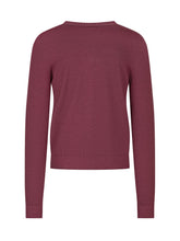 AROVESCIO - Crew Neck Sweater with Ribbed Trims - Red - LIDIASHOPPING® - Official Website