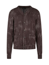 AROVESCIO - Cardigan con Scollo a V e Tasche - Marrone - LIDIASHOPPING® - Official Website