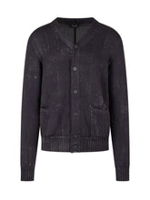 AROVESCIO - Cardigan con Bottoni e Tasche Applicate - Blu - LIDIASHOPPING® - Official Website