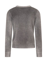 AROVESCIO - Crew Neck Sweater with Ribbed Finishes - Grey - LIDIASHOPPING® - Official Website