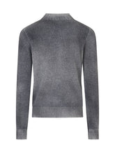 AROVESCIO - Crew Neck Sweater with Ribbed Finishes - Blue - LIDIASHOPPING® - Official Website
