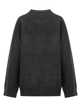 GANNI - Maglia Oversize con Grafica Floreale - Nero - LIDIASHOPPING® - Official Website