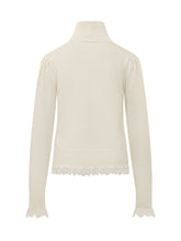 GANNI - Dolcevita con Dettagli in Pizzo - Giallo - LIDIASHOPPING® - Official Website
