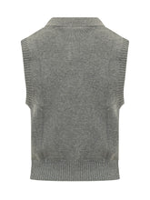 GANNI - Gilet con Grafica Floreale - Grigio - LIDIASHOPPING® - Official Website