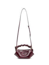 GANNI - Borsa Bou Mini Deep Shine - Rosso - LIDIASHOPPING® - Official Website