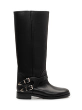 PINKO - Stivale Cheval con Doppia Fibbia - Nero - LIDIASHOPPING® - Official Website