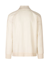 C.P. COMPANY - Maglia Polo in Lana Merino con Collo Alto - Bianco - LIDIASHOPPING® - Official Website