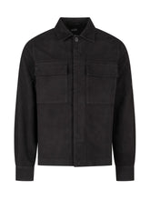 C.P. COMPANY - Overshirt con Tasche Applicate - Nero - LIDIASHOPPING® - Official Website