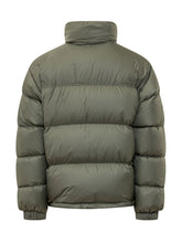 BURBERRY - Highlands Puffer Jacket with High Collar - Green - LIDIASHOPPING® - Official Website