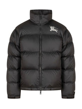 BURBERRY - Piumino Highlands con Collo Alto - Nero - LIDIASHOPPING® - Official Website