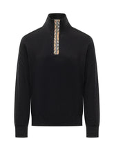 BURBERRY - Maglia Cameron con Collo Alto e Zip -  - LIDIASHOPPING® - Official Website