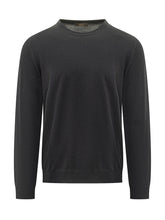 ZANONE - Maglia Girocollo con Bordi a Coste - Blu - LIDIASHOPPING® - Official Website