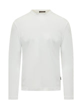 ZANONE - Crewneck Sweater with Ribbed Edges - White - LIDIASHOPPING® - Official Website
