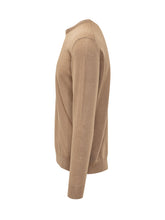 ZANONE - Crewneck Pullover with Ribbed Trims - Beige - LIDIASHOPPING® - Official Website
