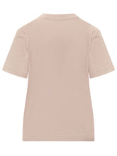 BURBERRY - Frankie T-shirt con Inserto Check Laterale - Rosa - LIDIASHOPPING® - Official Website
