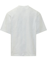 CASABLANCA - T-shirt con Maxi Grafica Geometrica - Bianco - LIDIASHOPPING® - Official Website