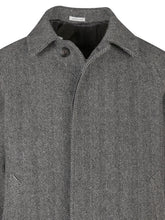 BRERAS - Cappotto Lungo con Motivo Spigato - Grigio - LIDIASHOPPING® - Official Website