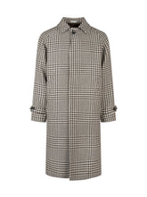 BRERAS - Cappotto Lungo con Motivo a Quadri - Marrone - LIDIASHOPPING® - Official Website