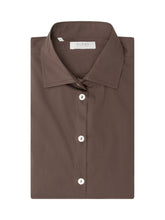 BARBA - Camicia Classica con Colletto a Punta - Marrone - LIDIASHOPPING® - Official Website