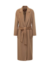 MAX MARA STUDIO - Long Double Breasted Coat - Beige - LIDIASHOPPING® - Official Website