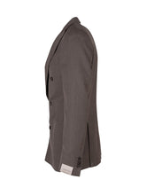 CORNELIANI - Abito Doppiopetto con Tasche Applicate - Marrone - LIDIASHOPPING® - Official Website