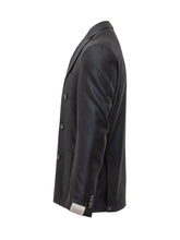 CORNELIANI - Double Breasted Blazer with Patch Pockets - Blue - LIDIASHOPPING® - Official Website