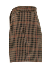 MAX MARA - Shorts con Motivo a Quadri - Marrone - LIDIASHOPPING® - Official Website