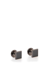 BOSS - Rectangular Cufflinks with Engraving - Black - LIDIASHOPPING® - Official Website