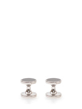 BOSS - Gemelli Rotondi con Inserto Centrale - Nero - LIDIASHOPPING® - Official Website