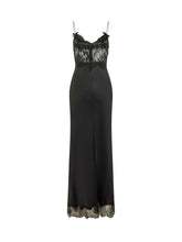 SELF-PORTRAIT - Abito Midi con Corpetto in Pizzo - Nero - LIDIASHOPPING® - Official Website
