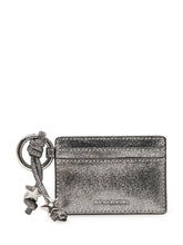 MICHAEL MICHAEL KORS - Portacarte Jet Set con Charm a Stella - Argento - LIDIASHOPPING® - Official Website