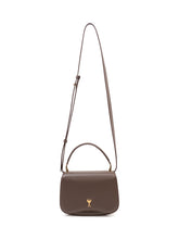 AMI ALEXANDRE MATTIUSSI - Borsa Paris con Manico Superiore - Marrone - LIDIASHOPPING® - Official Website