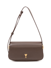 AMI ALEXANDRE MATTIUSSI - Paris Paris Shoulder Bag - Brown - LIDIASHOPPING® - Official Website