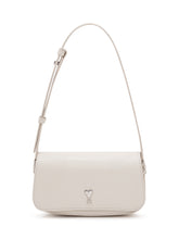AMI ALEXANDRE MATTIUSSI - Borsa Paris con Motivo Goffrato - Bianco - LIDIASHOPPING® - Official Website
