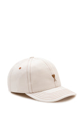 AMI ALEXANDRE MATTIUSSI - Cappellino da Baseball con Logo - Bianco - LIDIASHOPPING® - Official Website