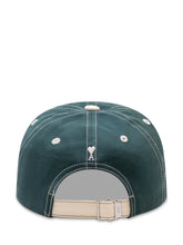 AMI ALEXANDRE MATTIUSSI - Cappellino da Baseball con Ricamo Frontale - Verde - LIDIASHOPPING® - Official Website