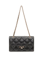 TORY BURCH - Bunny Knot Quilted Shoulder Bag - Black - LIDIASHOPPING® - Official Website